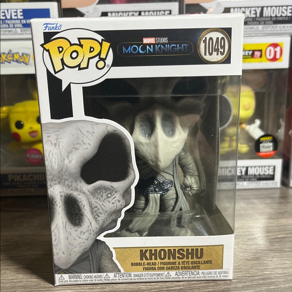 Funko Pop! Khonshu Moon Knight Figure - White and Gray